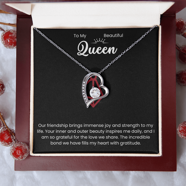 To My Queen, My Wife. Forever Love Necklace