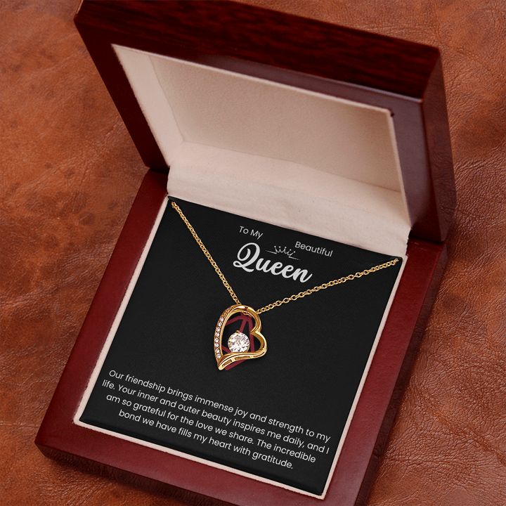 To My Queen, My Wife. Forever Love Necklace