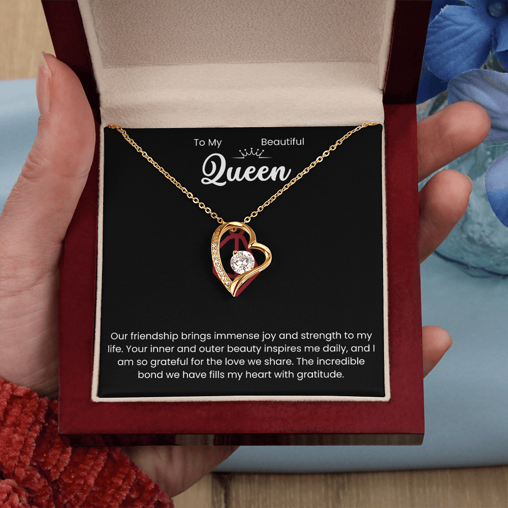 To My Queen, My Wife. Forever Love Necklace