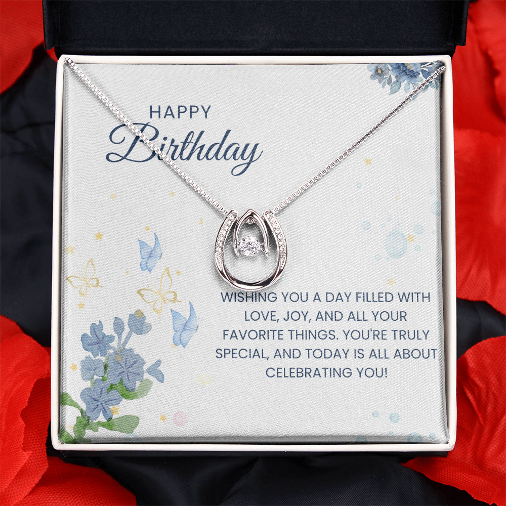 Happy Birthday, Lucky In Love Necklace