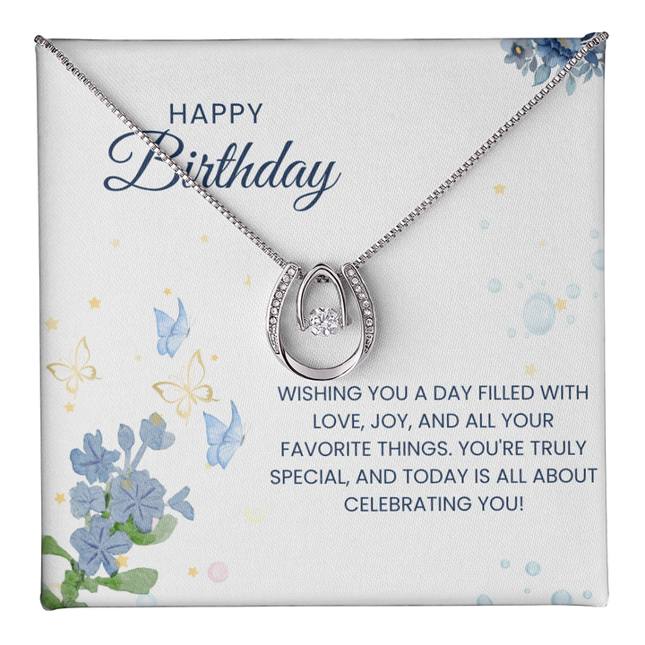 Happy Birthday, Lucky In Love Necklace