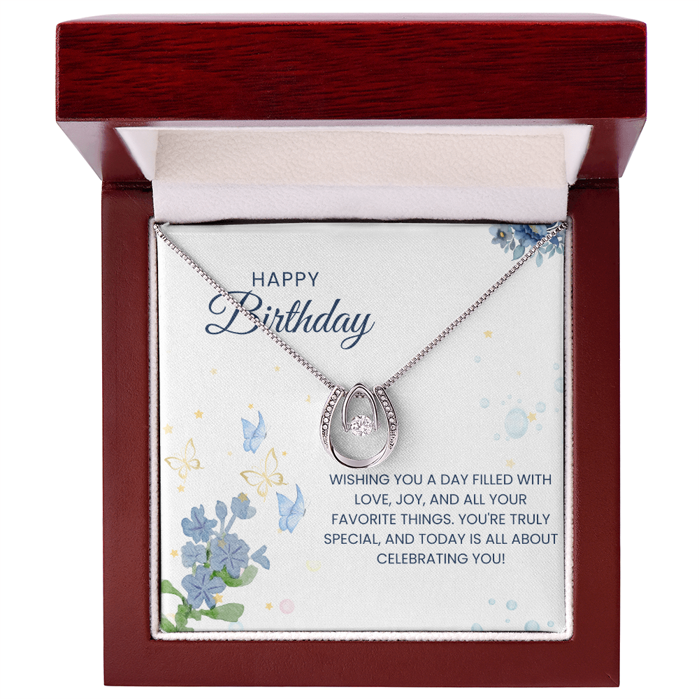 Happy Birthday, Lucky In Love Necklace