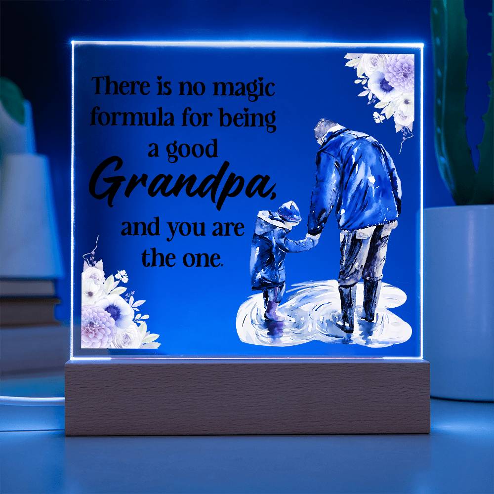 Acrylic Square Design_Grandpa