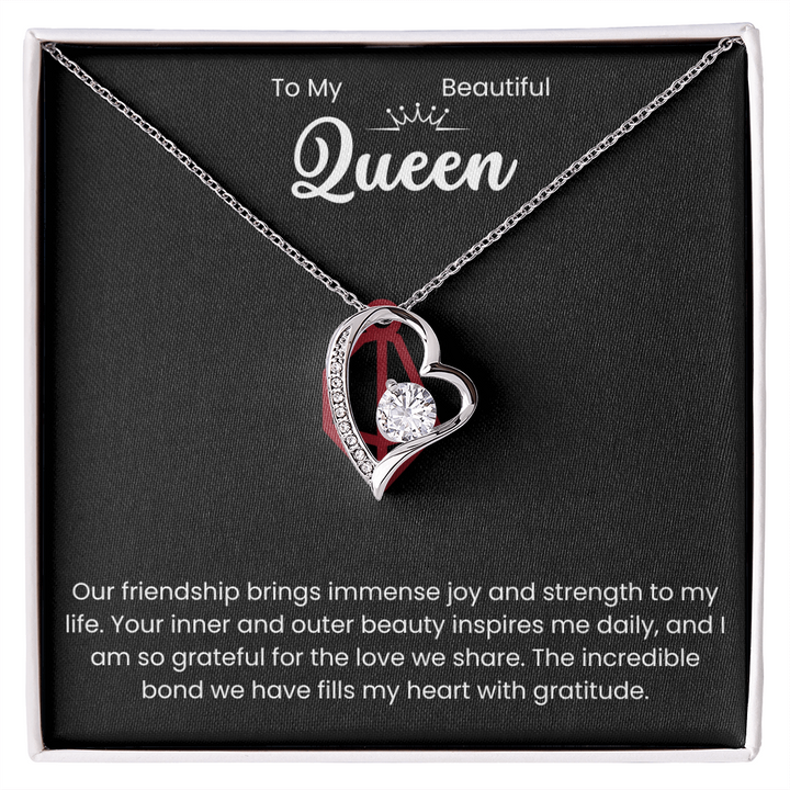 To My Queen, My Wife. Forever Love Necklace