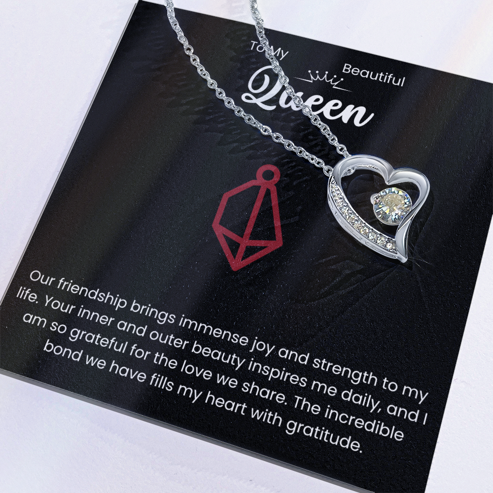 To My Queen, My Wife. Forever Love Necklace