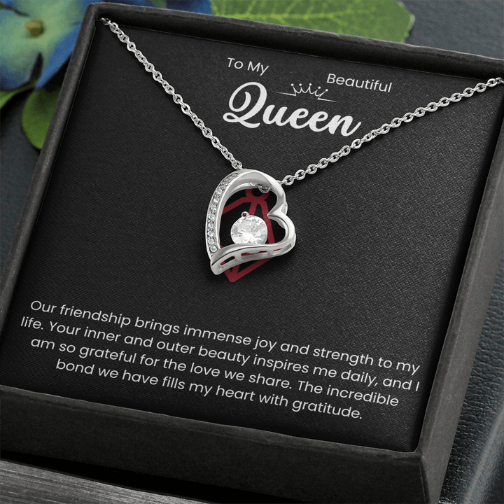 To My Queen, My Wife. Forever Love Necklace