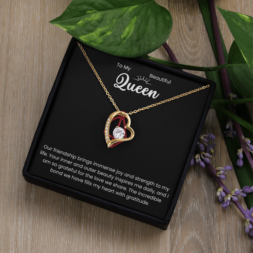 To My Queen, My Wife. Forever Love Necklace