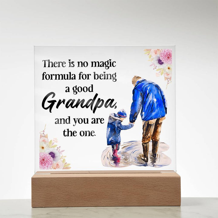 Acrylic Square Design_Grandpa