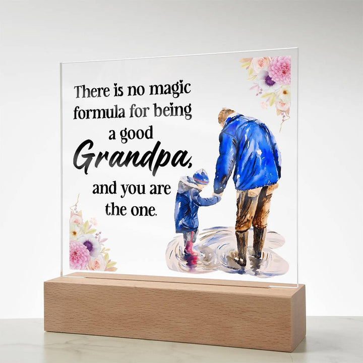 Acrylic Square Design_Grandpa