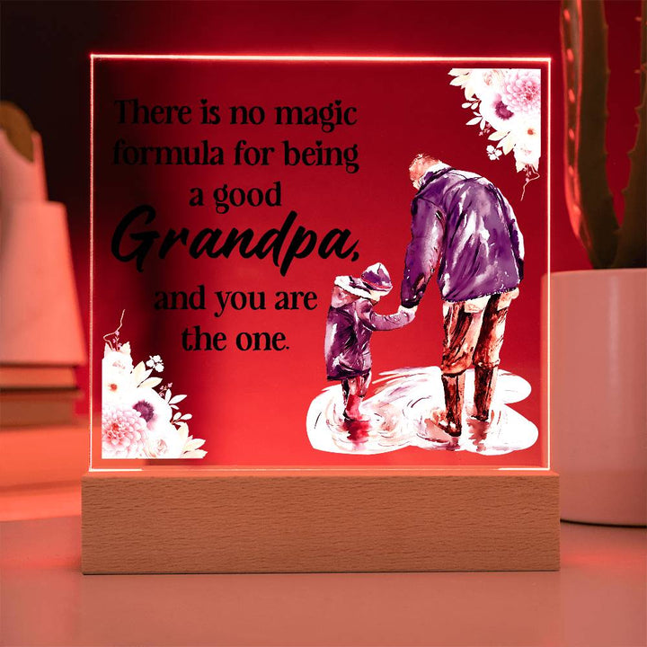 Acrylic Square Design_Grandpa